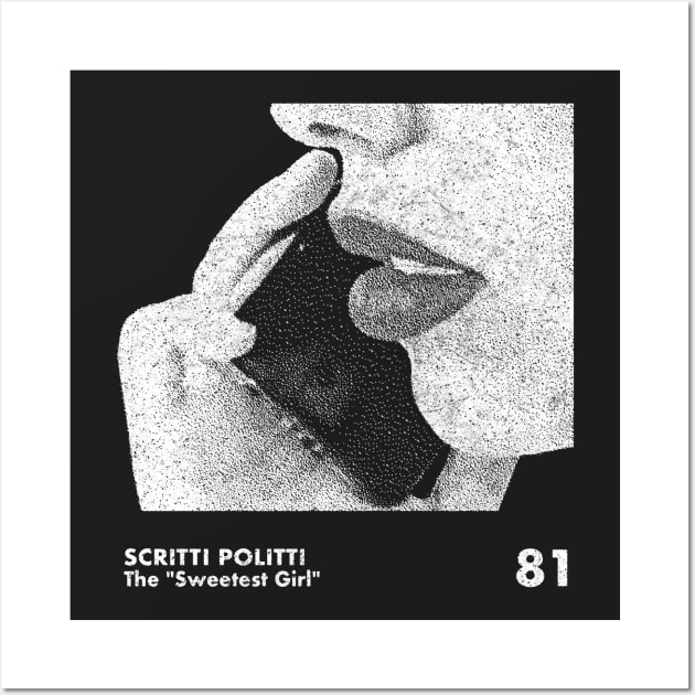 Scritti Politti / Minimalist Graphic Artwork Design Wall Art by saudade